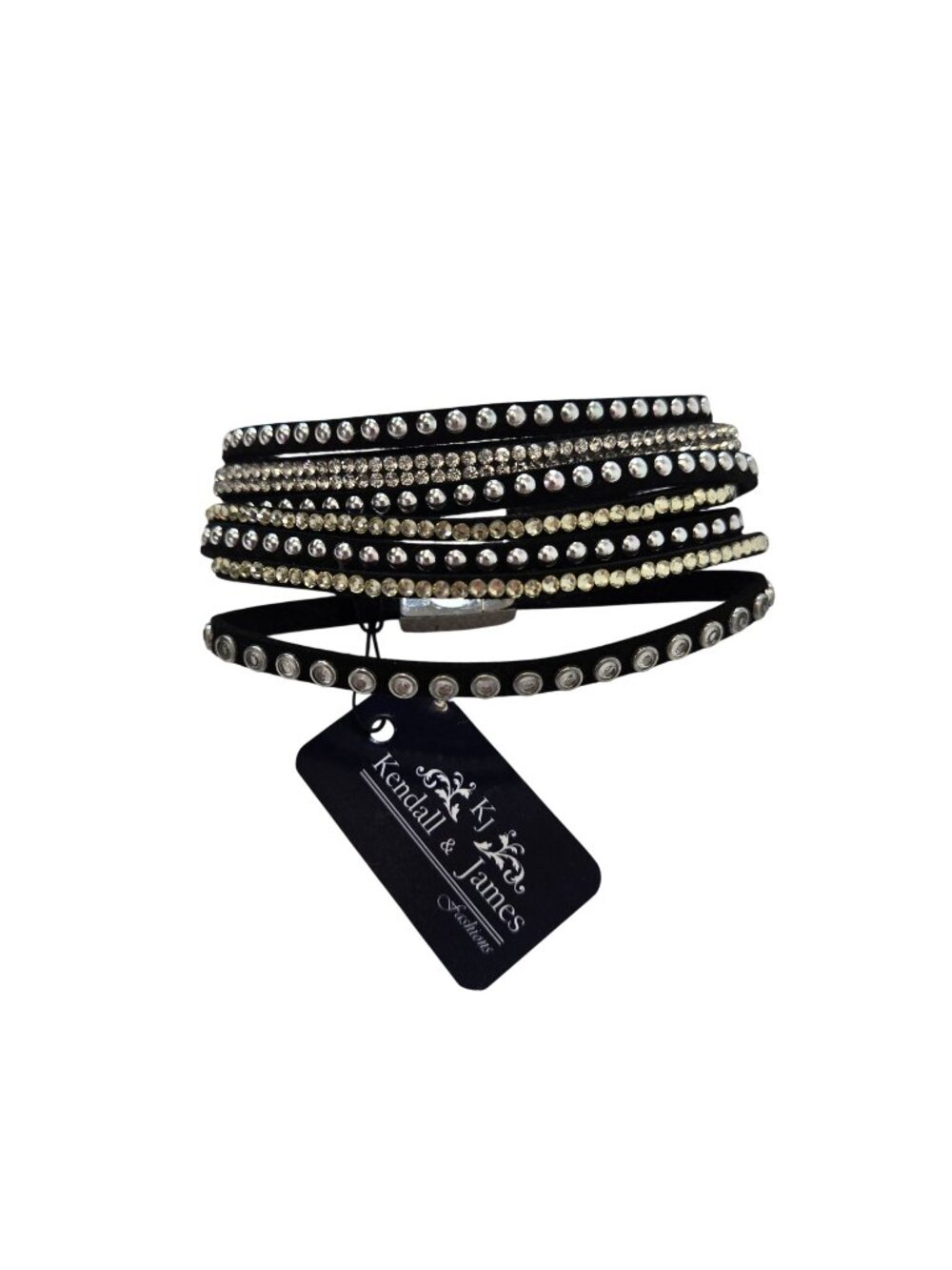 NWT Kendall & James Studded Multi-Layer Stacked Bracelet